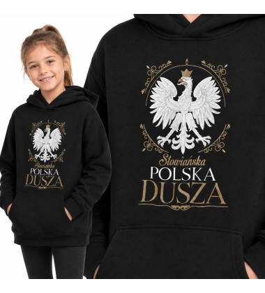 Bluza z kapturem dziecięca Patriotyczna SŁOWIAŃSKA DUSZA